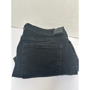 American Eagle Stretch Black 90s Skinny Hi-Rise Distressed Jeans Size 18